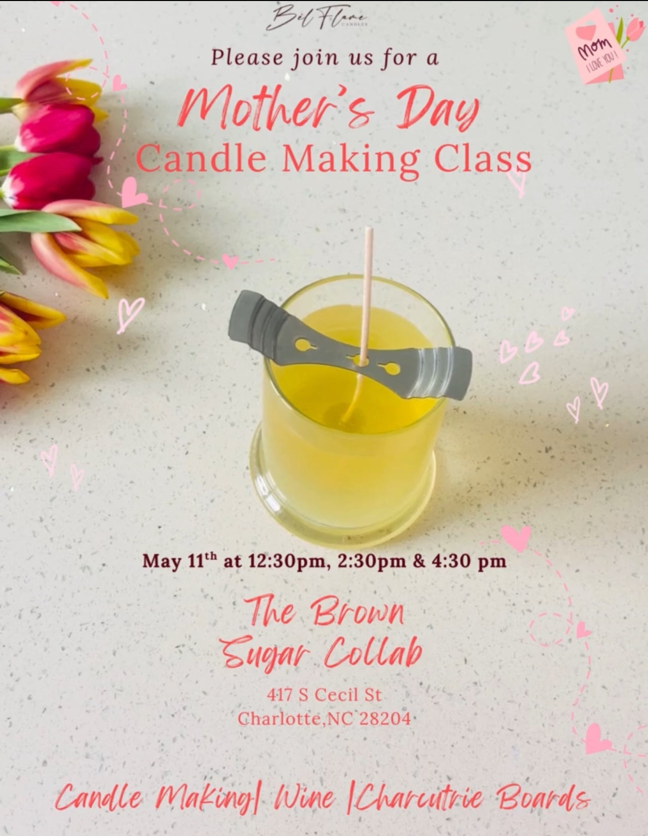 Mother’s Day Candle-Making Classes at The Brown Sugar Collab