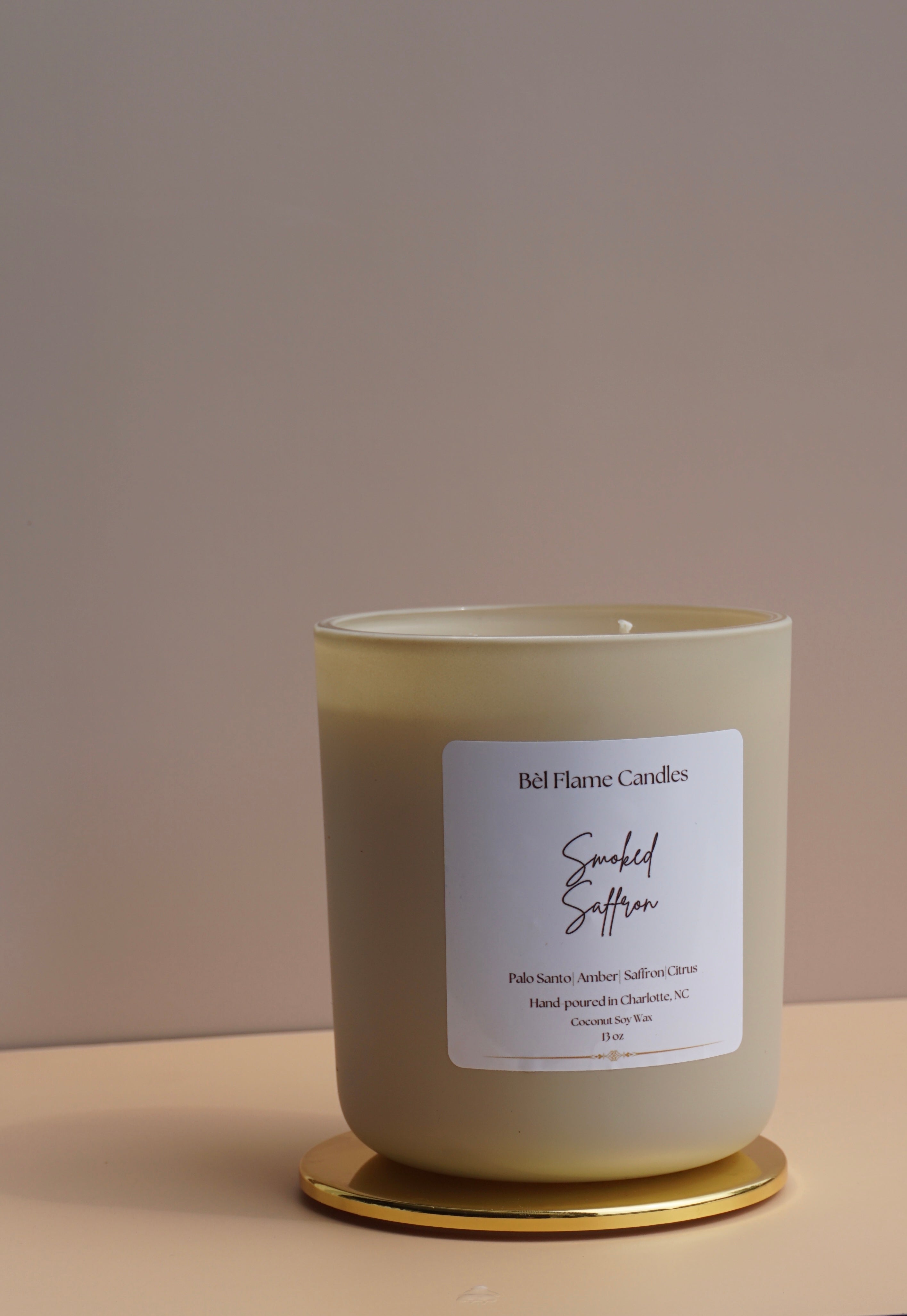 Smoked Saffron Candle