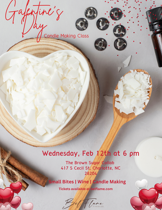 Galentine’s Candle-Making Class at The Brown Sugar Collab - Wednesday Feb 12th at 6 pm