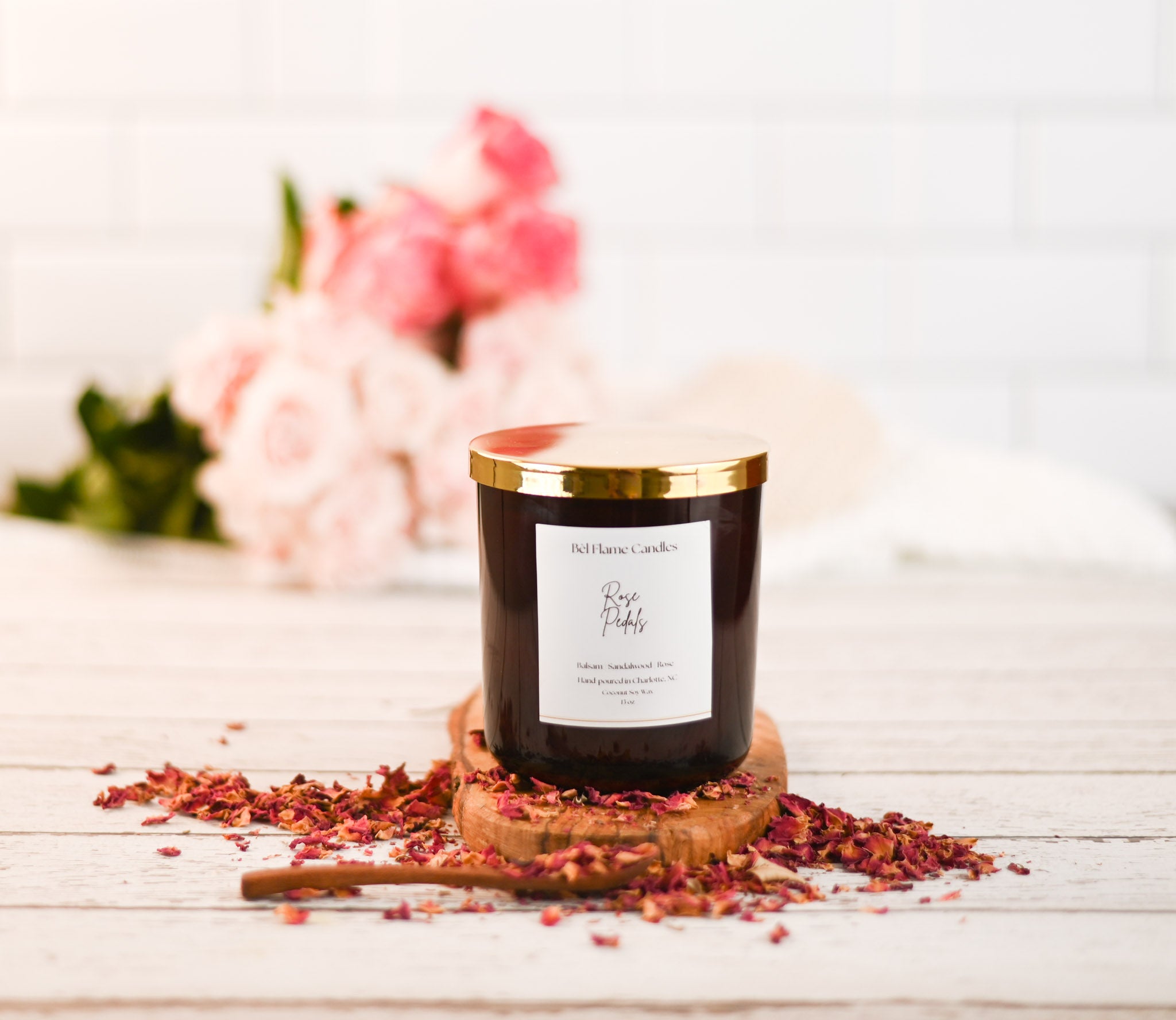 Rose Petals Candle